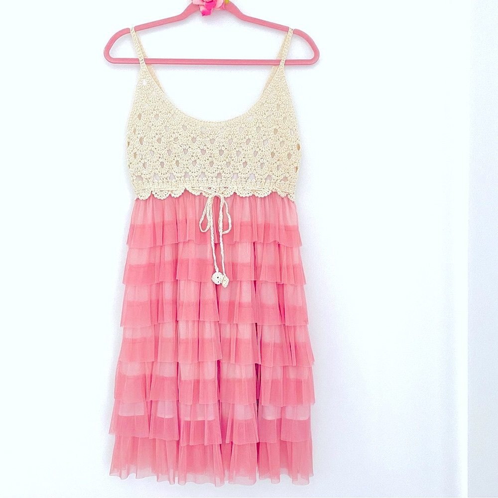 💕Pretty Pink Midi Dress SZ X-Large